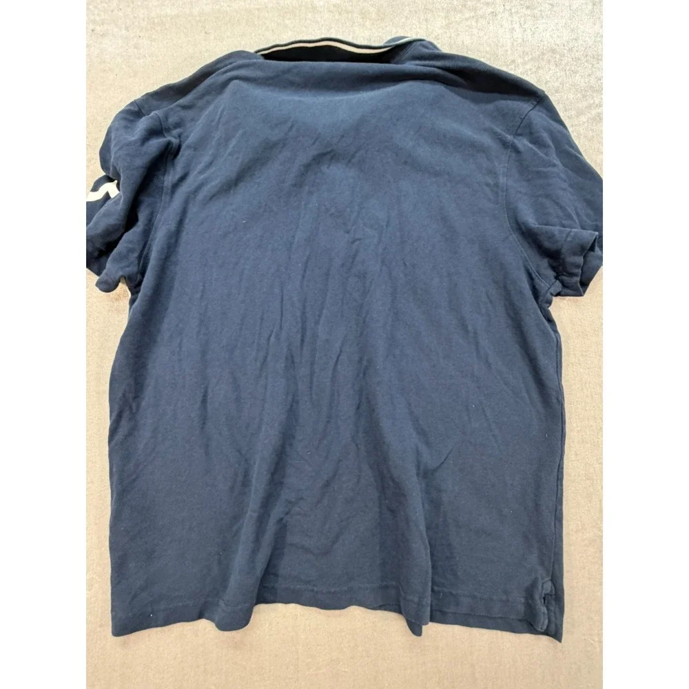 True Religon Blue White Polo Shirt Size 2XL